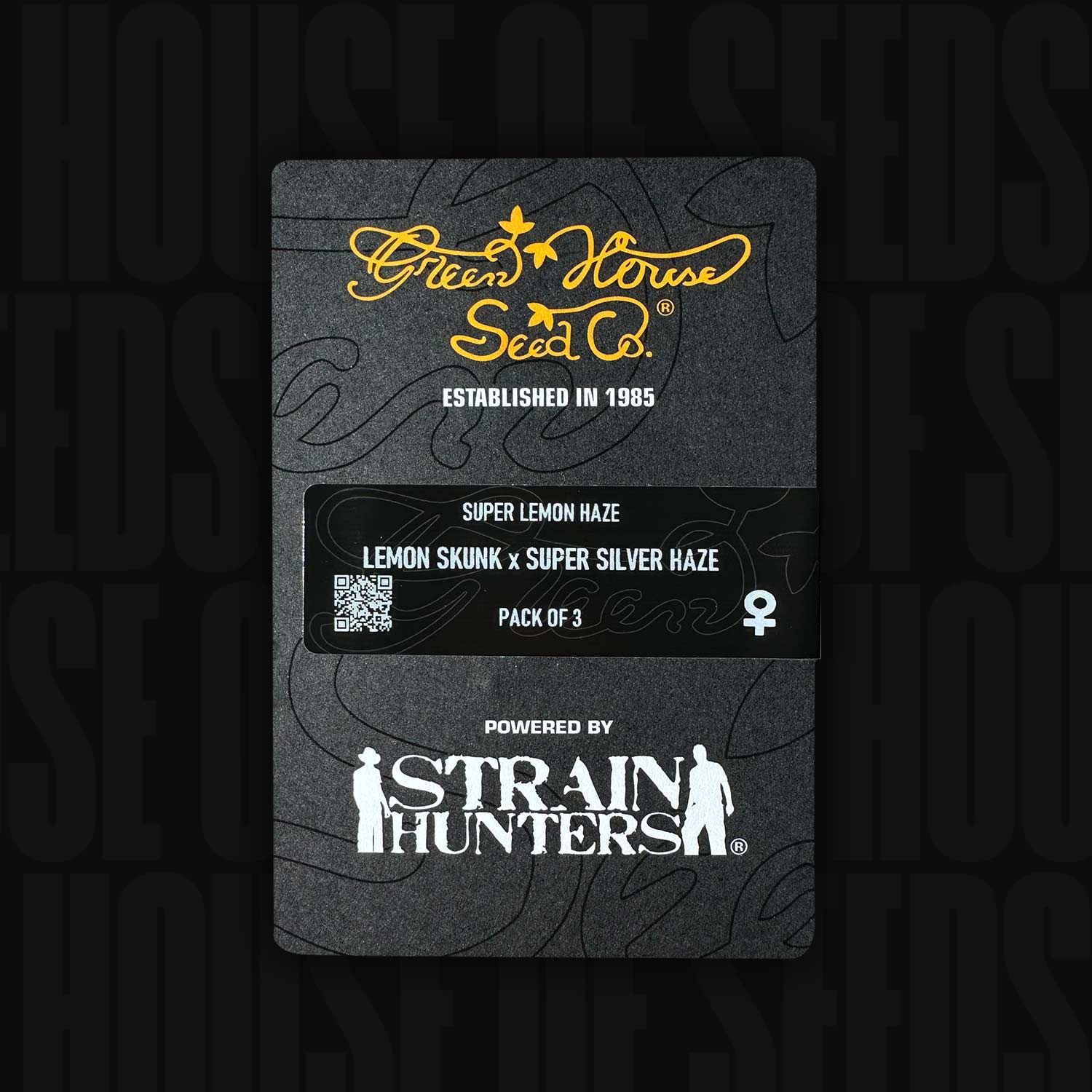 Green House Seeds Super Lemon Haze Stamm Samen-Paket, Packung mit 3 von Strain Hunters.